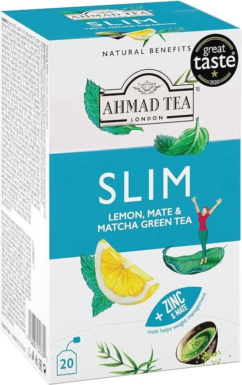 Ahmad Tea Slim Lemon, Mate & Matcha Green Tea 30 g x20
