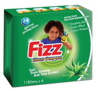 Buy Fizz Multi-Purpose Bar Soap Aloe Vera 118 g x4 in Nigeria | Laundry ...