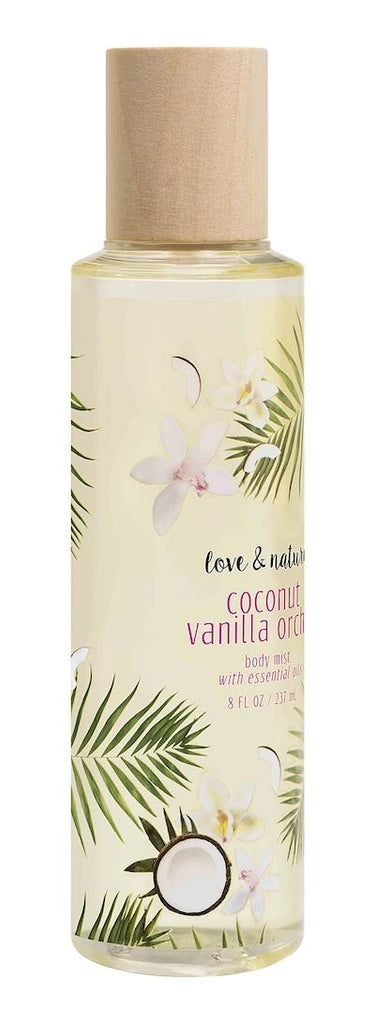 Love & Nature Body Mist Coconut Vanilla Orchid 237 ml