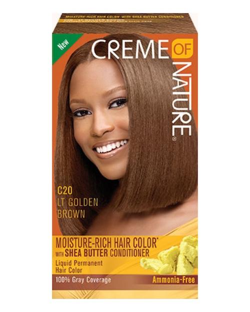Creme Of Nature Rich Brown Moisture-Rich Hair Color With Shea Butter Conditioner Kit