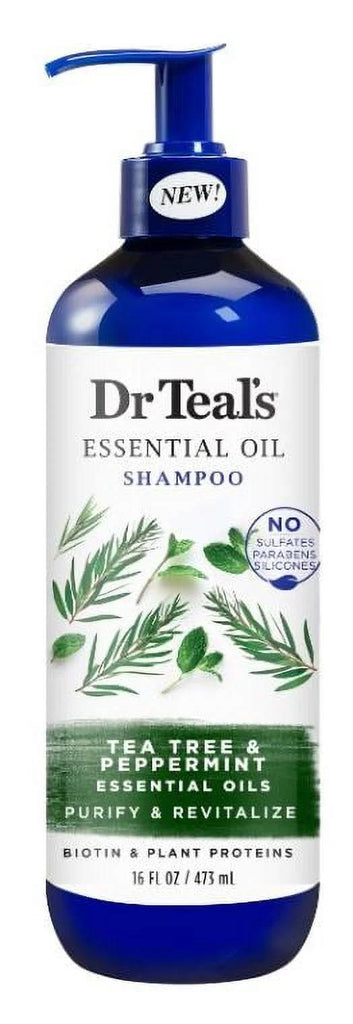 Dr Teal's Shampoo Purify & Revitalize Tea Tree & Peppermint 473 ml
