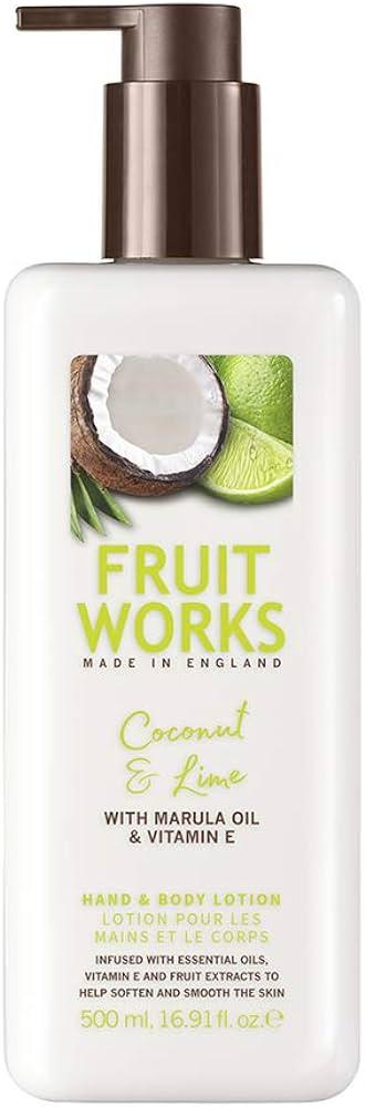 Fruit Works Hand & Body Lotion Coconut & Lime 500 ml