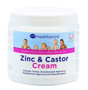 Healthpoint 2 in 1 Zinc & Castor Cream 225 g