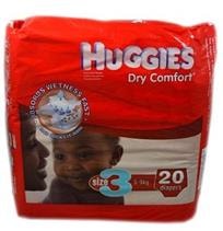 Huggies Dry Comfort Size 3 5-9 kg x20