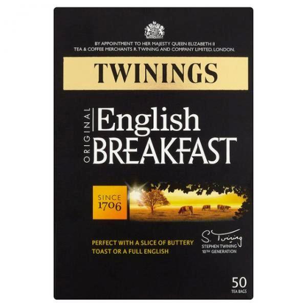 Twinings English Breakfast Tea 125 g x50