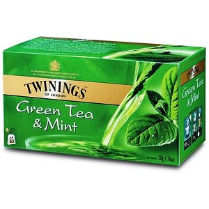 Twinings Green Tea & Mint 50 g x25