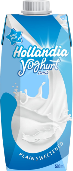 Hollandia Yoghurt Drink Plain Sweetened 50 cl