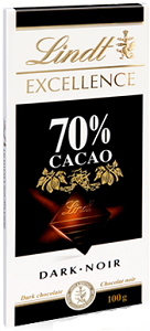 Lindt Excellence Dark Chocolate 70 Percent Cocoa 100 g