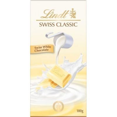 Lindt Swiss Classic White Chocolate Extra Fine 100 g