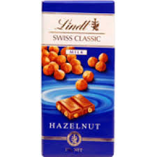 Lindt Swiss Classic Milk Chocolate Hazelnut 100 g