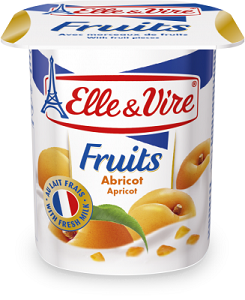 Elle & Vire Yoghurt Apricot 125 g x4