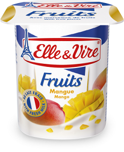Elle & Vire Yoghurt Mango 125 g x4