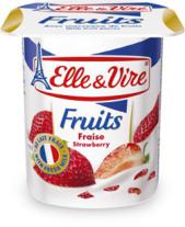 Elle & Vire Yoghurt Strawberry 125 g x4