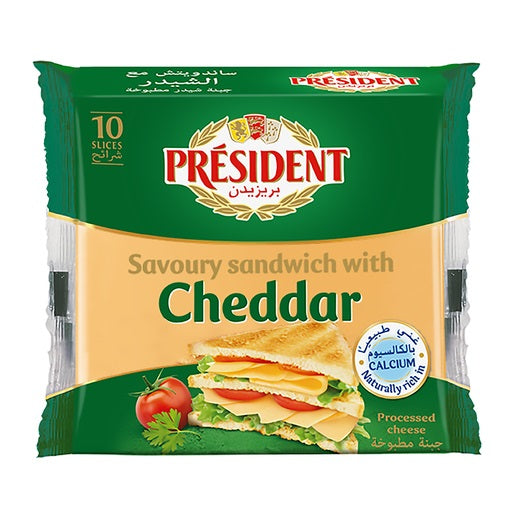 President Special Sandwich With Cheddar Cheese 200 g 10 Slices