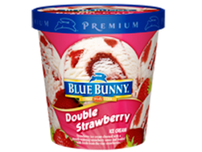 Blue Bunny Ice Cream Double Strawberry 473 ml