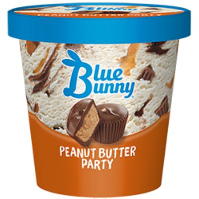 Blue Bunny Ice Cream Peanut Butter Party 473 ml