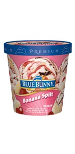 Blue Bunny Ice Cream Double Strawberry 162 ml