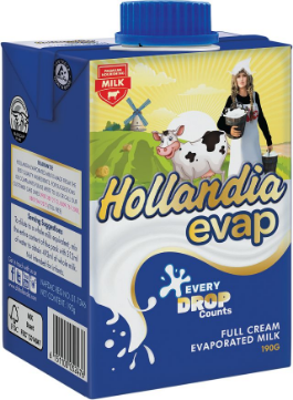 Hollandia Full Cream Evaporated Milk 190 g