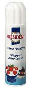 President Whipped Cream Spray 250 g