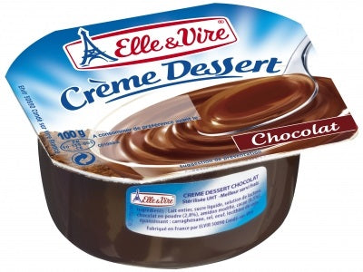 Elle & Vire Creme Dessert Chocolate 125 g x4