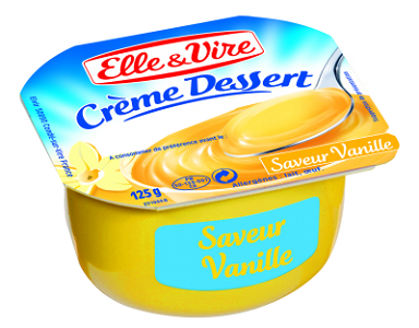 Elle & Vire Creme Dessert Vanilla 125 g x4