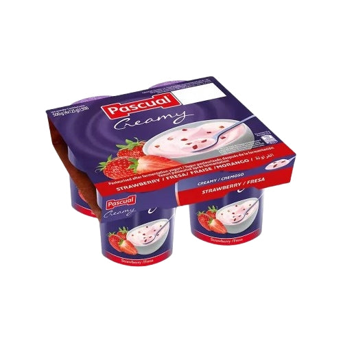 Pascual Yoghurt Thick & Creamy Strawberries 125 g x4