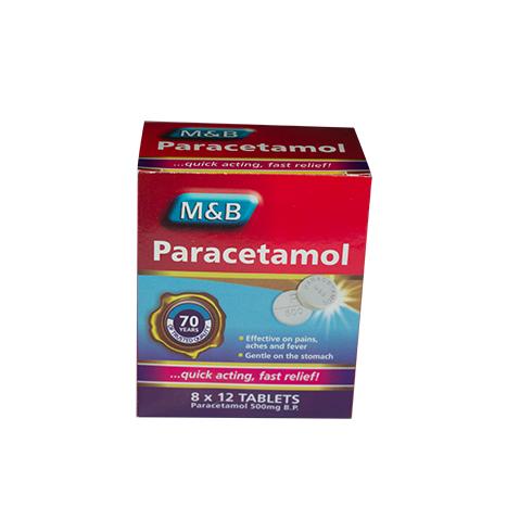 M & B Paracetamol 12 Tablets