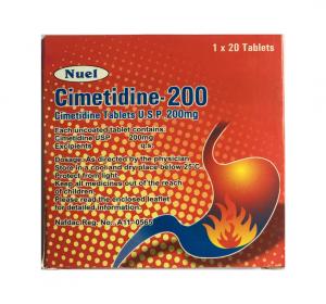 Cimetidine 200 mg 20 Tablets