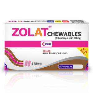 Zolat 2 Chewable Tablets