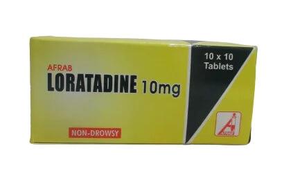 Afrab Loratadine 10 mg 10 Tablets