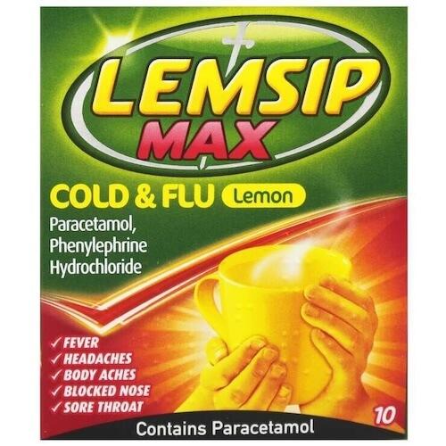 Lemsip Max Lemon x10