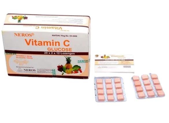 Neros Vitamin C Glucose 12 Lozenges