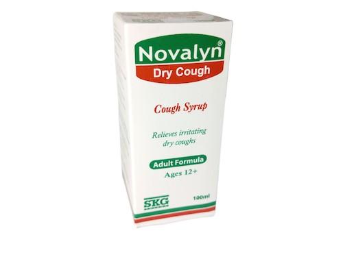 Novalyn Dry Cough Syrup 12 Years+ 100 ml