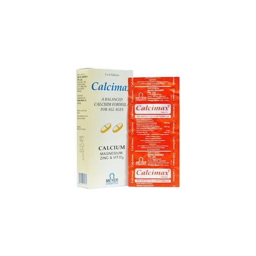 Calcimax Calcium, Magnesium, Zinc & Vitamin D3 x6 Tablets