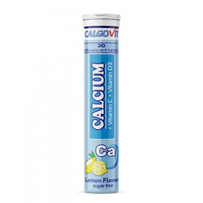 Calgovit Calcium + Vit C + Vit D3 Lemon Flavour x20 Tablets