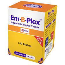 Em-B-Plex Vitamin B Complex x100 Tablets