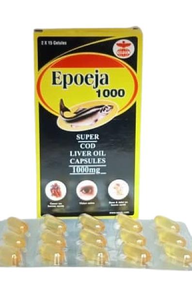 Epoeja Super Cod Liver Oil 1000 mg x15 Capsules