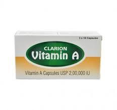 Clarion Vitamin A USP 2,000,000 IU 10 Capsules