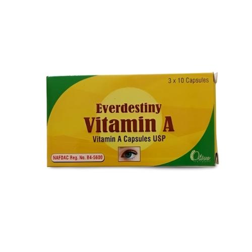 Everdestiny Vitamin A USP x10 Capsules