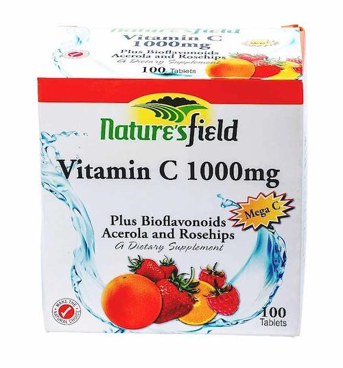 Nature's Field Vitamin C Sachet x100 Tablets