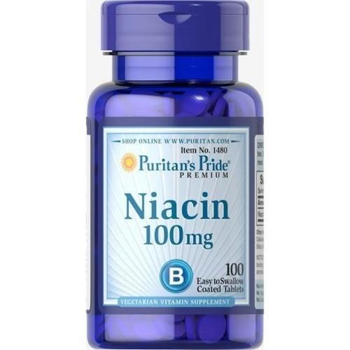 Puritan's Pride Niacin100 mg B x100 Tablets