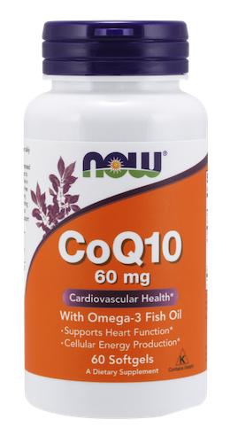Now CoQ 10 60 mg x60 Capsules
