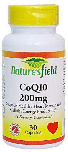 Nature's Field CoQ 10 200 mg x30 Capsules