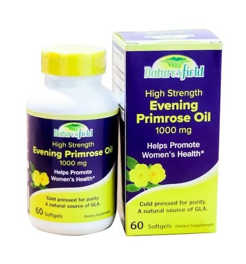 Nature's Field Evening Primrose Oil 1000 mg x 60 Soft Gels