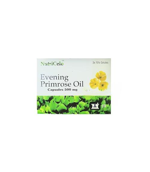 NutriCelo Evening Primrose Oil 500 mg x10 Gelules