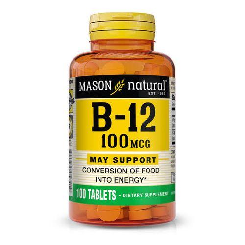 Mason Natural B12 100 mcg x100 Tablets