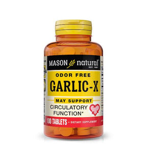 Mason Natural Odor Free Garlic-X  x100 Tablets