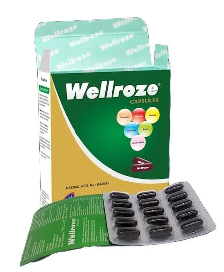 Wellroze Dietary Supplement 30 Capsules