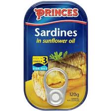 Princes Sardines In Sunflower Oil 120 g