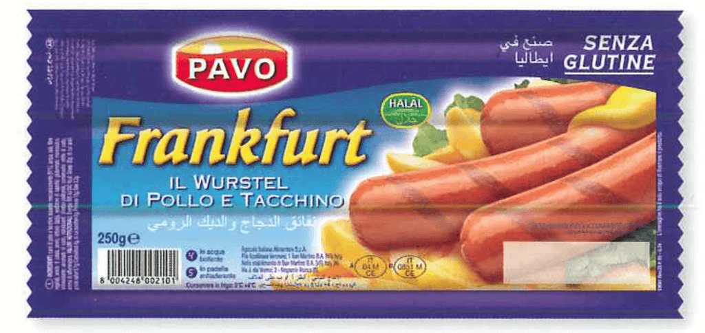 Pavo Frankfurter Chicken Frank Sausages 250 g x3